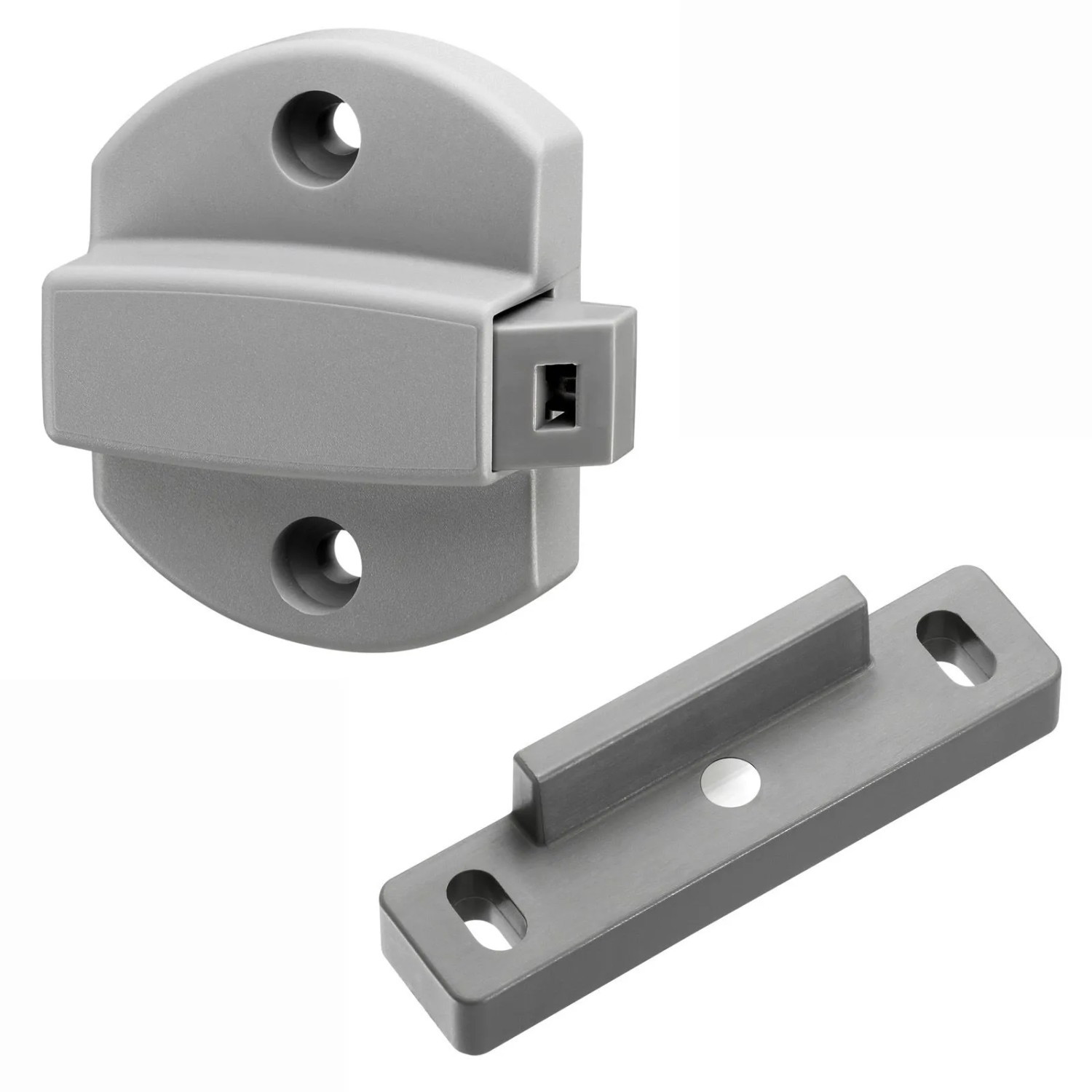 SOTECH Push Lock Magnet Schloss 50 x 40 x 20 mm Grau für Boot und Caravan