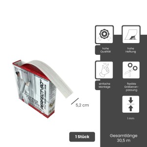 Strait-Flex Kantenprofil Perfect 90 Grad, 30,5m Rolle, Papier, für Innenkanten im Trockenbau.