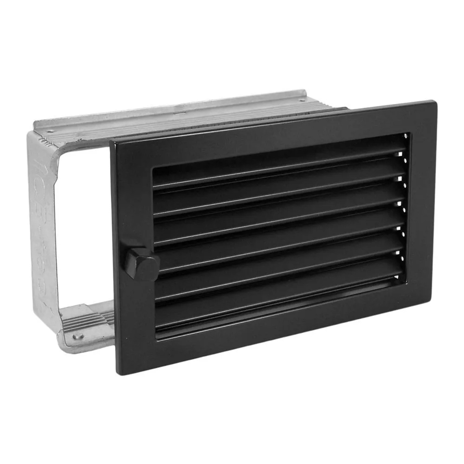 Häusler Warmluftgitter WG 2515 S Lüftungsgitter Schwarz 250 x 150mm Abluftgitter
