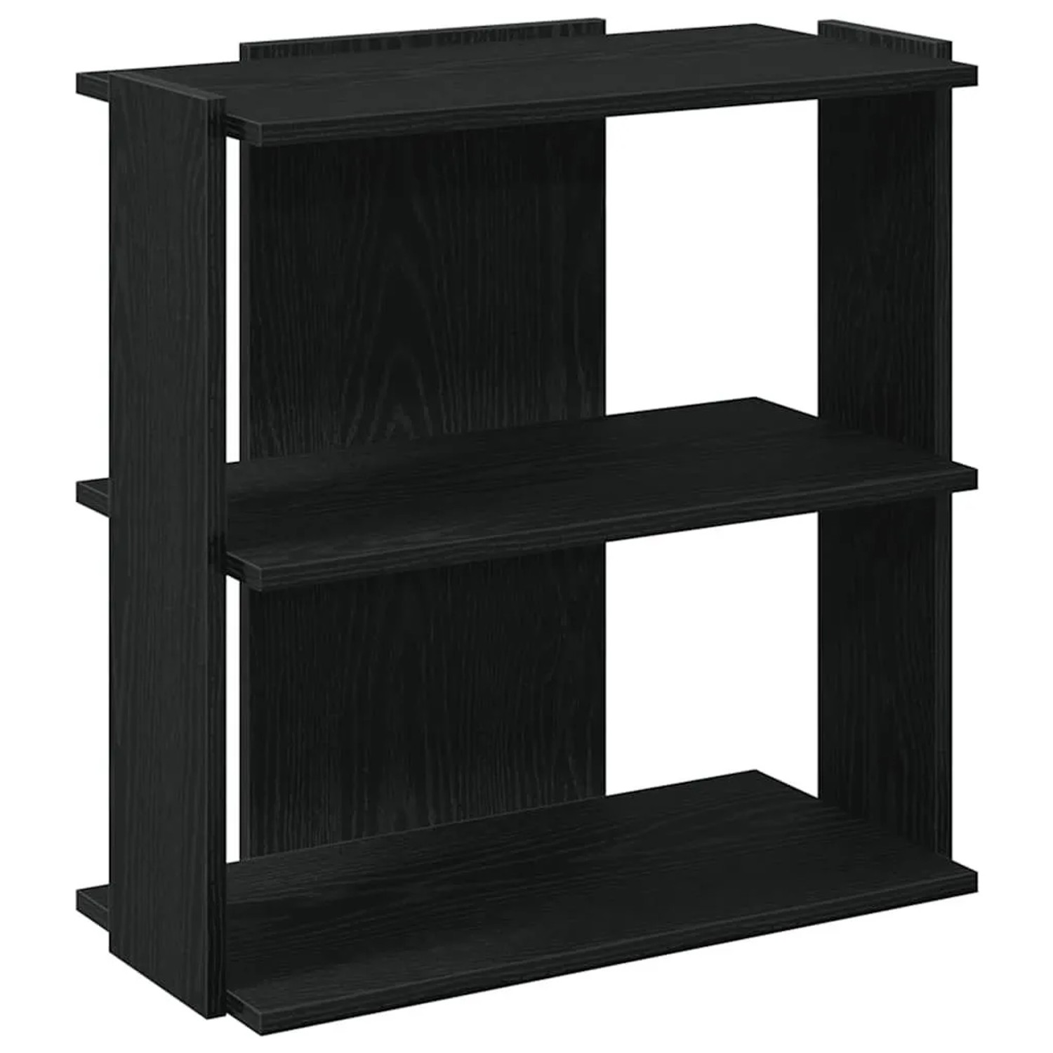 vidaXL Bücherregal 3 Böden Schwarz 60x30x60 cm Holzwerkstoff 860248 günstig online kaufen