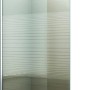 Dein Bau Projekt Walk-In Duschabtrennung 140x200cm mit Streifenmuster.
