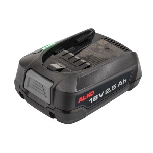 AL-KO Akku B50.5 LI 18 V 2,5 Ah für Gartengeräte, kompatibel mit Bosch Home and Garden Akku-System.