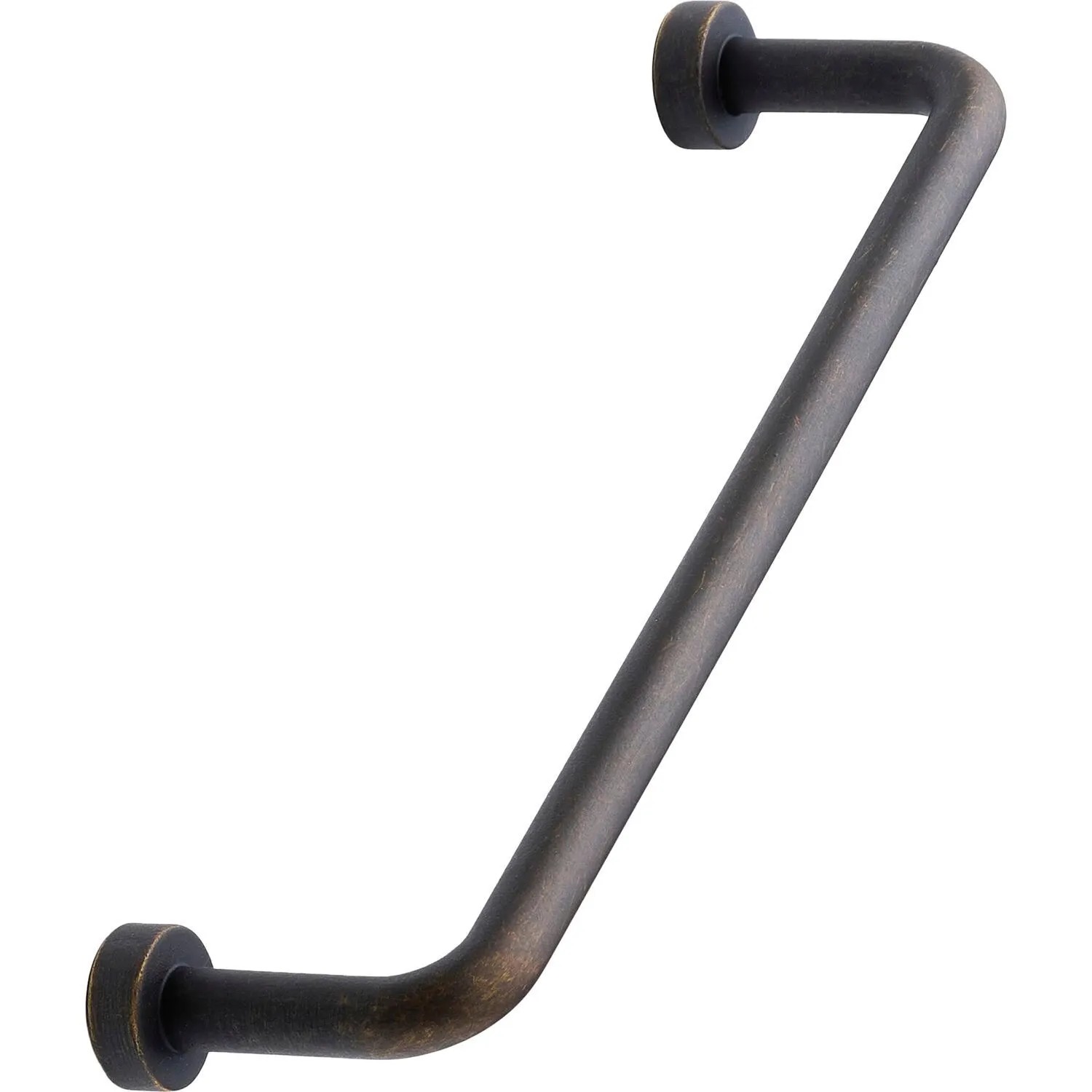 Furnipart Möbelgriff Lounge ø 7 mm La 128 mm Breite 142 mm Zinkdruckguss Braun Antik