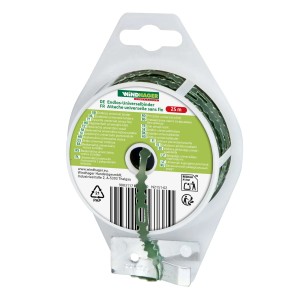 Windhager Endlos-Universalbinder, 25 m Rolle, für Garten & Hochbeet Zubehör.