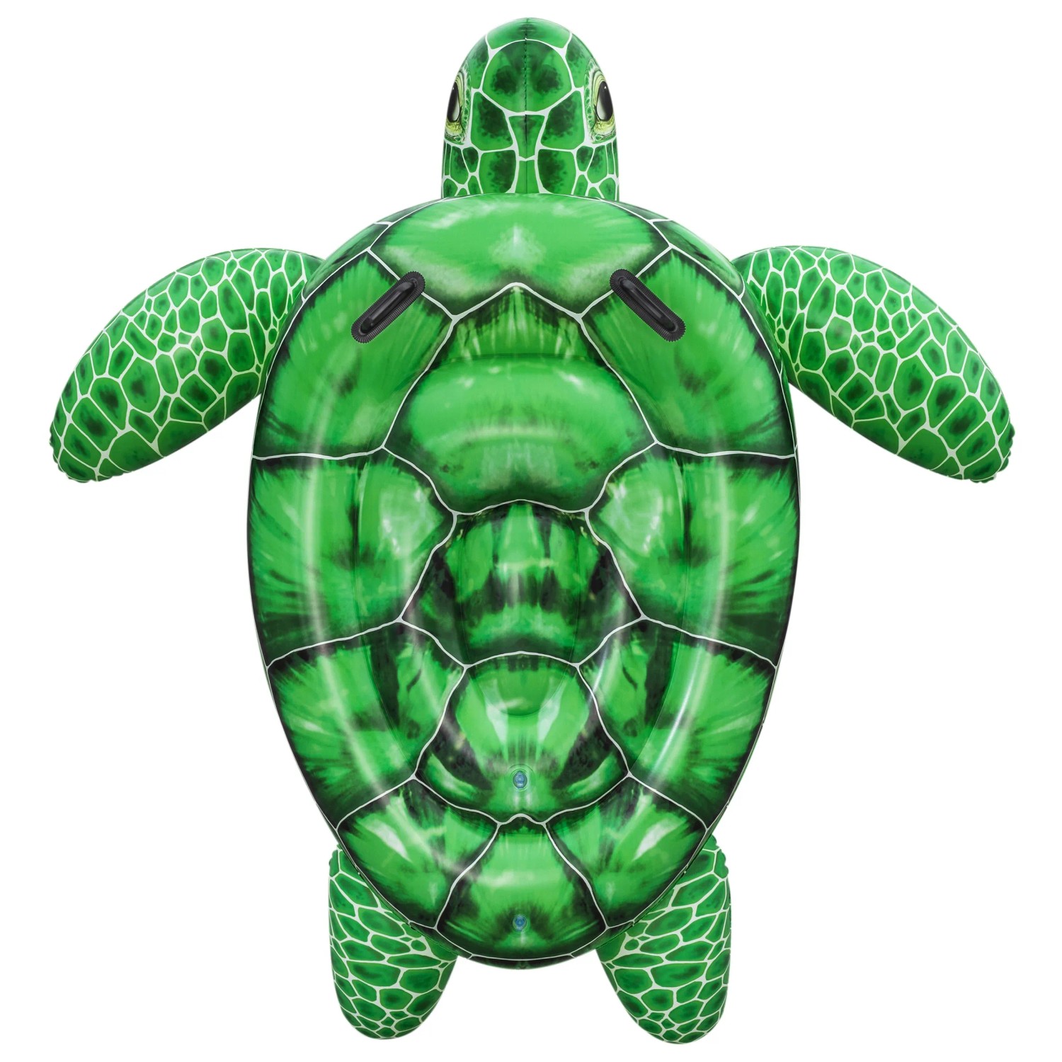 Bestway Schwimmtier Tidal Turtle, 153 cm, grüne aufblasbare Wasserschildkröte mit Haltegriffen.