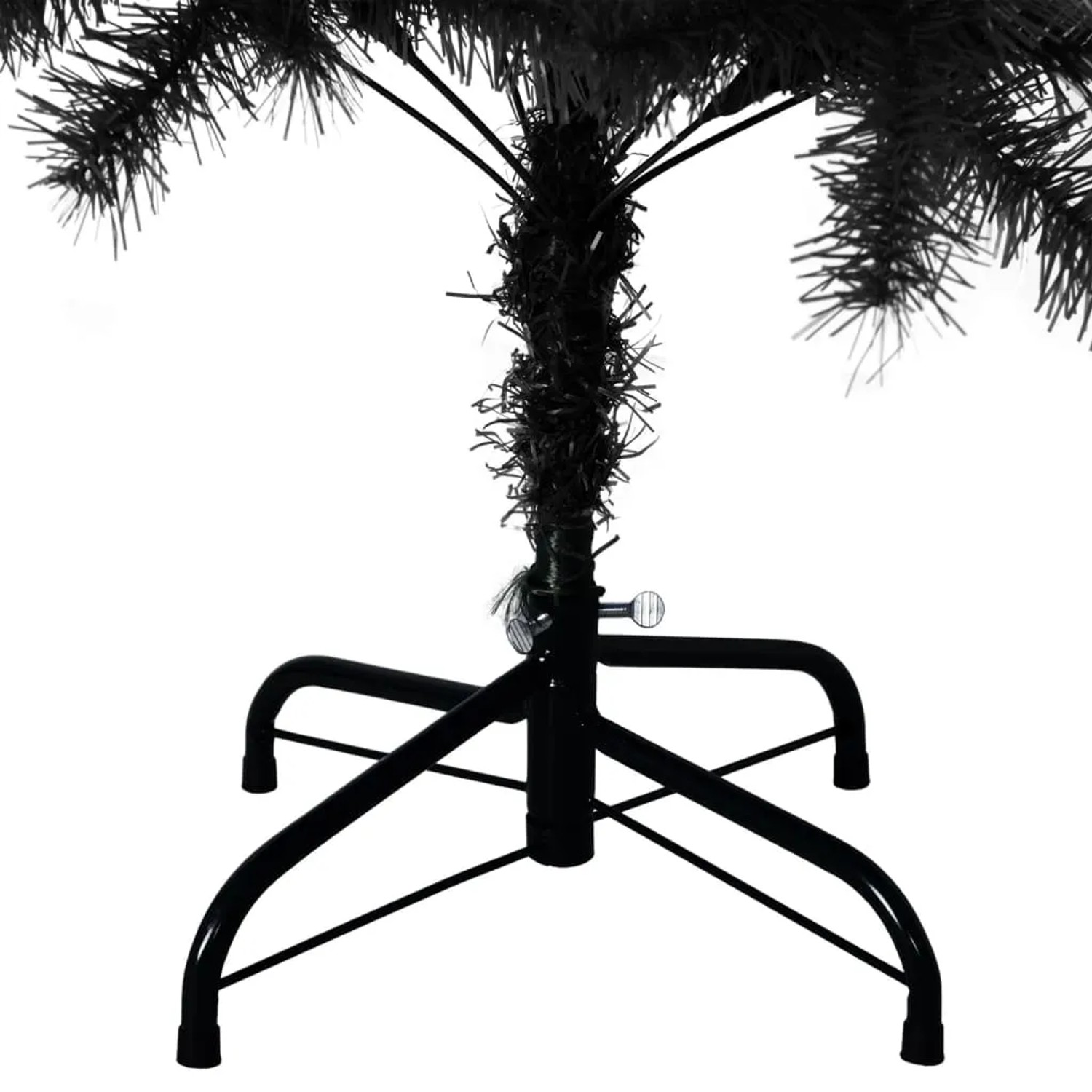vidaXL Weihnachtsbaum schwarz künstlich PVC 120 cm inkl. Ständer kaufen bei OBI