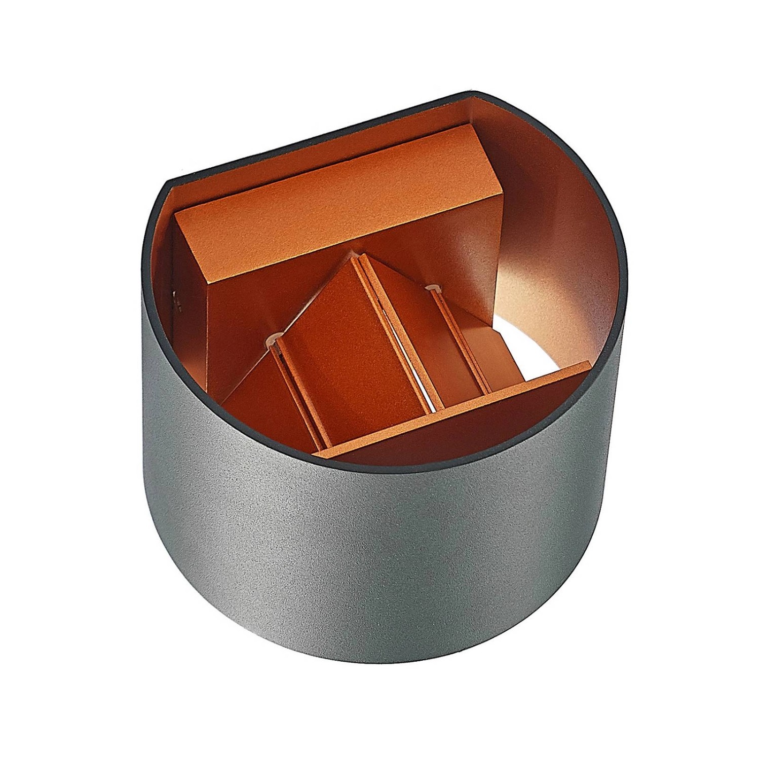 Arcchio Wandleuchte Wandlampe Innen Zuzana 9628200 Modern in Schwarz aus Aluminium 1-flammig G9 Wohnzimmerleuchte