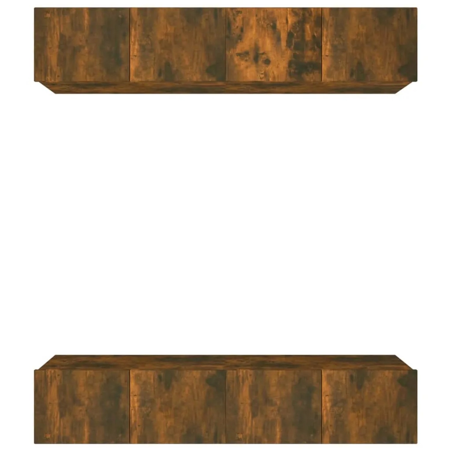 vidaXL TV-Schränke 4 Stk Räuchereiche 80x30x30 cm Holzwerkstoff 3114187
