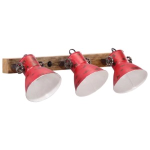 vidaXL Wandleuchte 25 W Rot 65x25 cm E27 371822