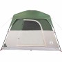 Grünes vidaXL Campingzelt für 4 Personen, wasserdicht.