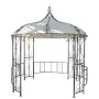 MCW Pergola Cabrera Creme, Terrassenüberdachung mit Stahlgestell und Stoffdach.