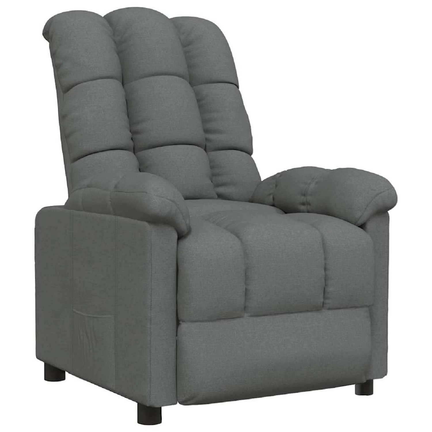 vidaXL Relaxsessel Dunkelgrau Stoff 289797