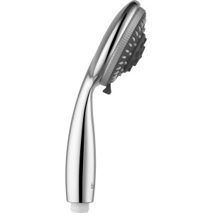 baliv Handbrause HBR-100.230, verchromt/anthrazit, mit 5 Strahlarten. Länge 22,5 cm.