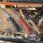 Gerber Zilch Taschenmesser, 7,9 cm Klinge, in Schwarz, Rot und Beige. Multitool für Camping und Alltag.