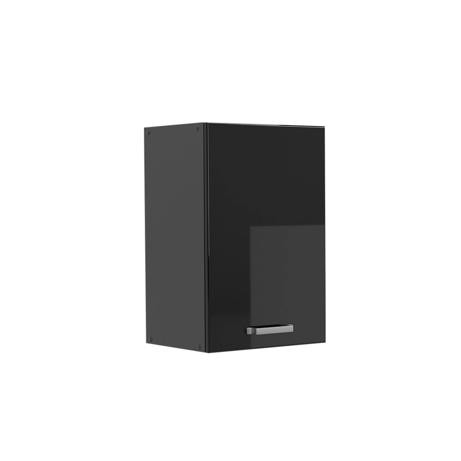 Vicco Hängeschrank R-Line Hängender Küchenschrank Schwarz Hochglanz/Anthrazit 40 cm
