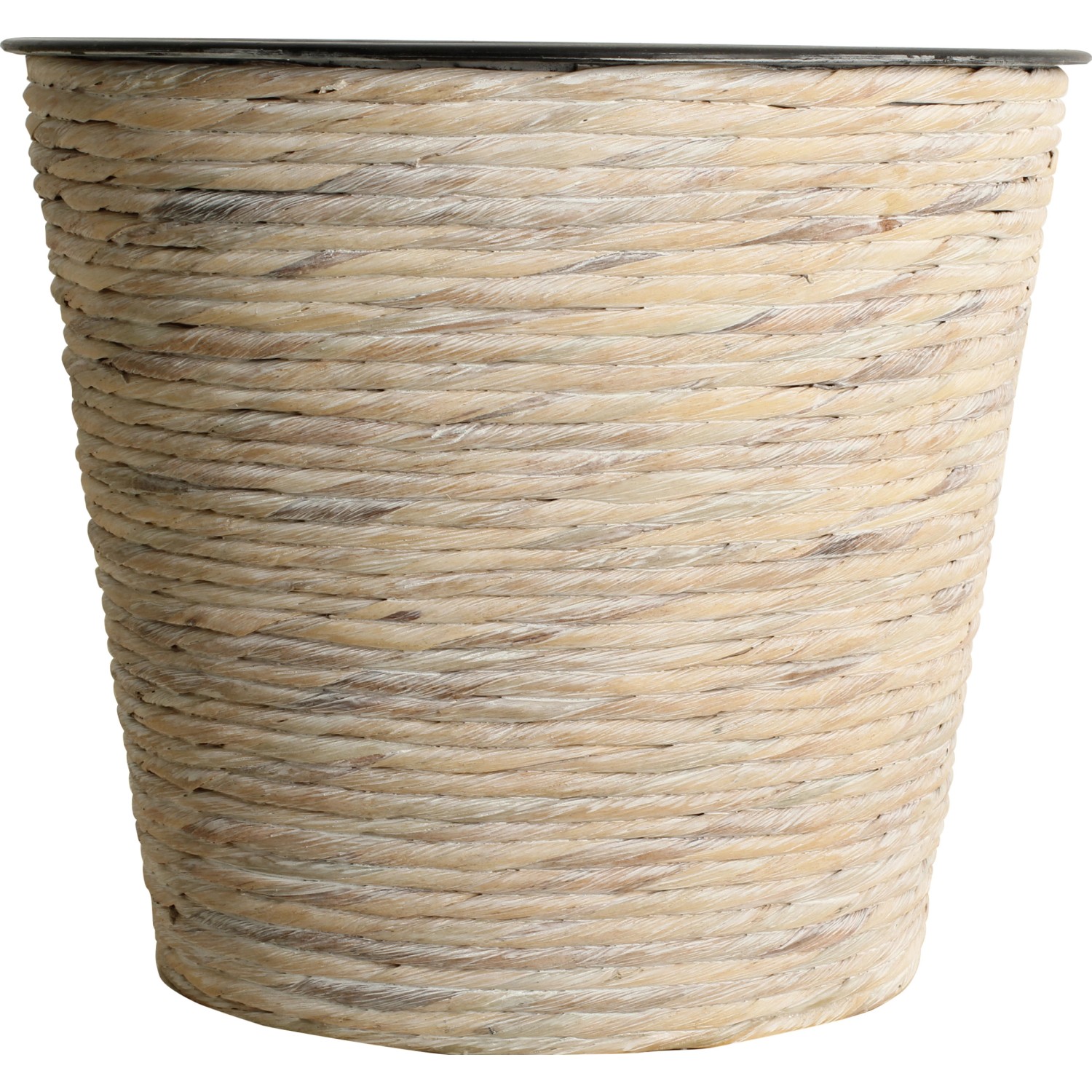 Pflanztopf Ø 30 cm x 26 cm Waschweiß Hyazinthe