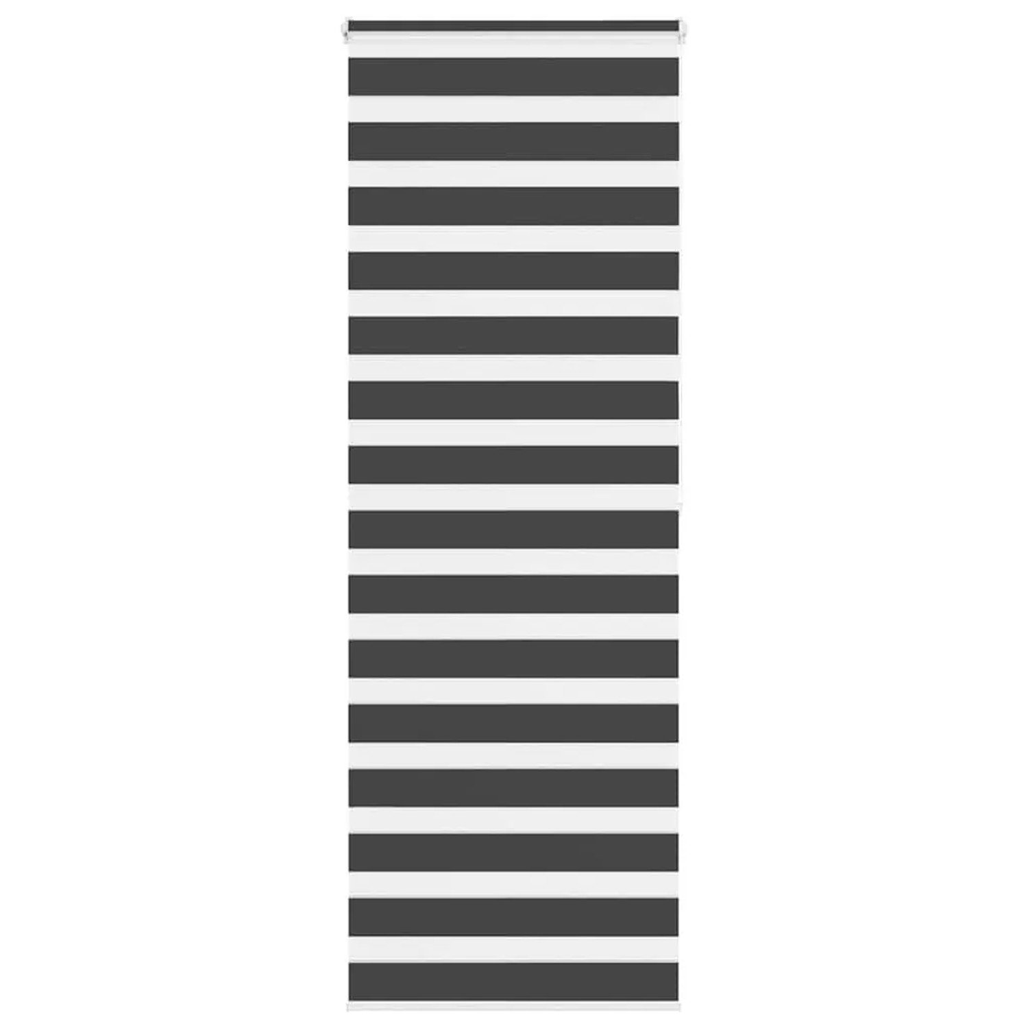 vidaXL Doppelrollo Schwarz 90x200 cm Stoffbreite 85,9 cm Polyester 4014259 günstig online kaufen