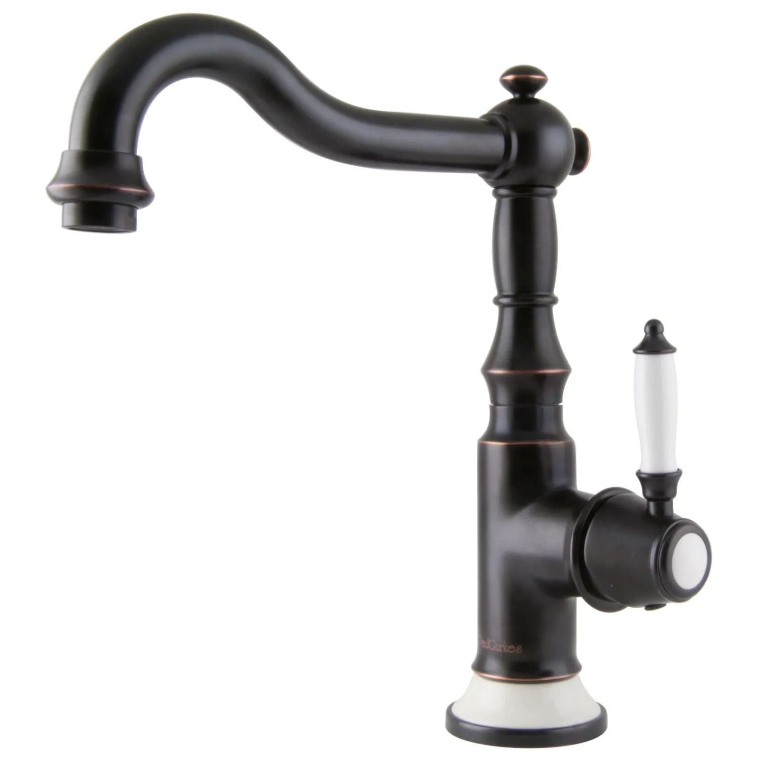 PaulGurkes Nostalgie Waschtischarmatur Schwarze Küchenarmatur im Retrodesign