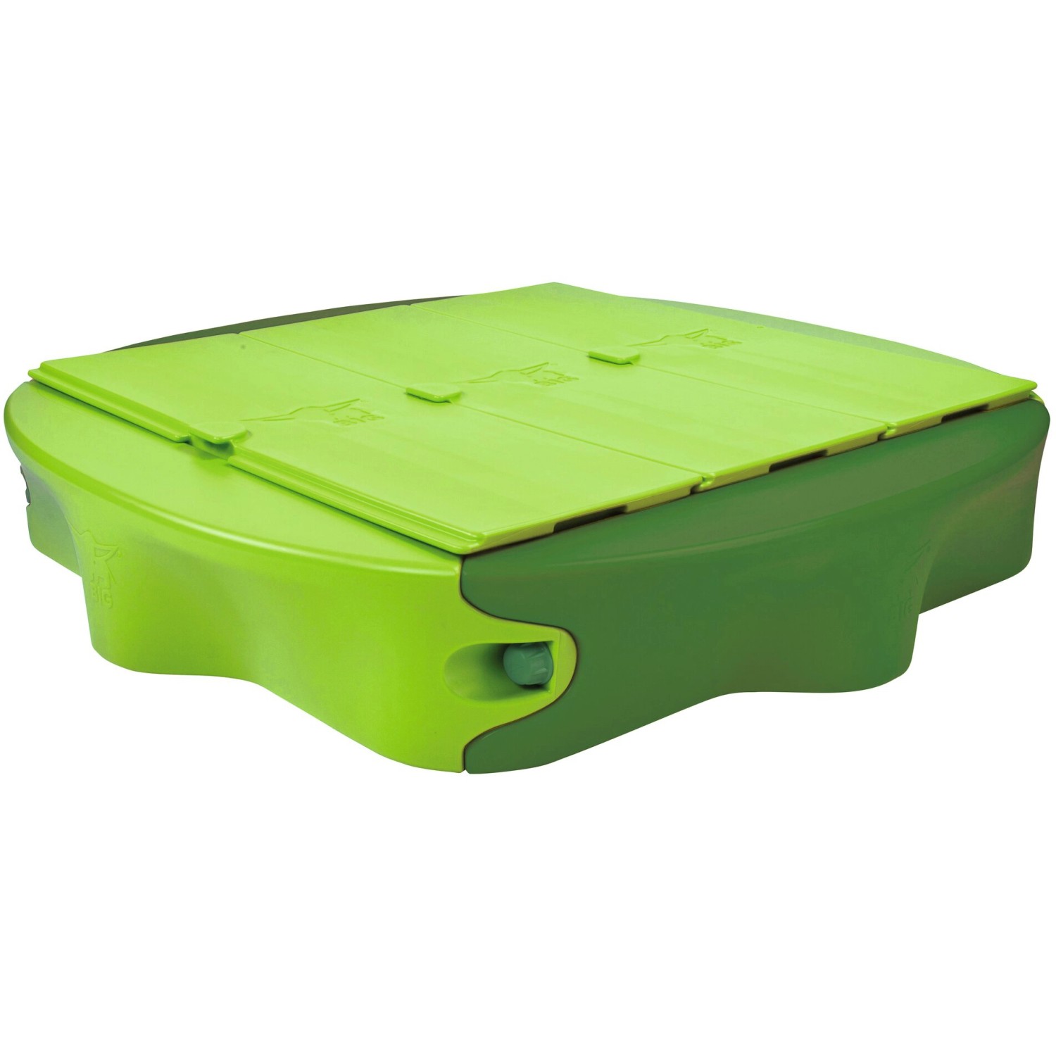 BIG Sandkasten Sandy mit Hard-Cover mit bespielbarer Abdeckung 138 x 138 cm günstig online kaufen