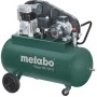 Metabo Kompressor Mega 350-100 D: Leistungsstarker Drehstrom-Kompressor mit 100-Liter-Tank und Rädern.