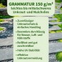 TTL GARDEN Unkrautvlies 150g/m² 1x50m 50m² inkl. 100x Erdanker 150mm Gartenvlies gegen Unkraut Schwarz_5
