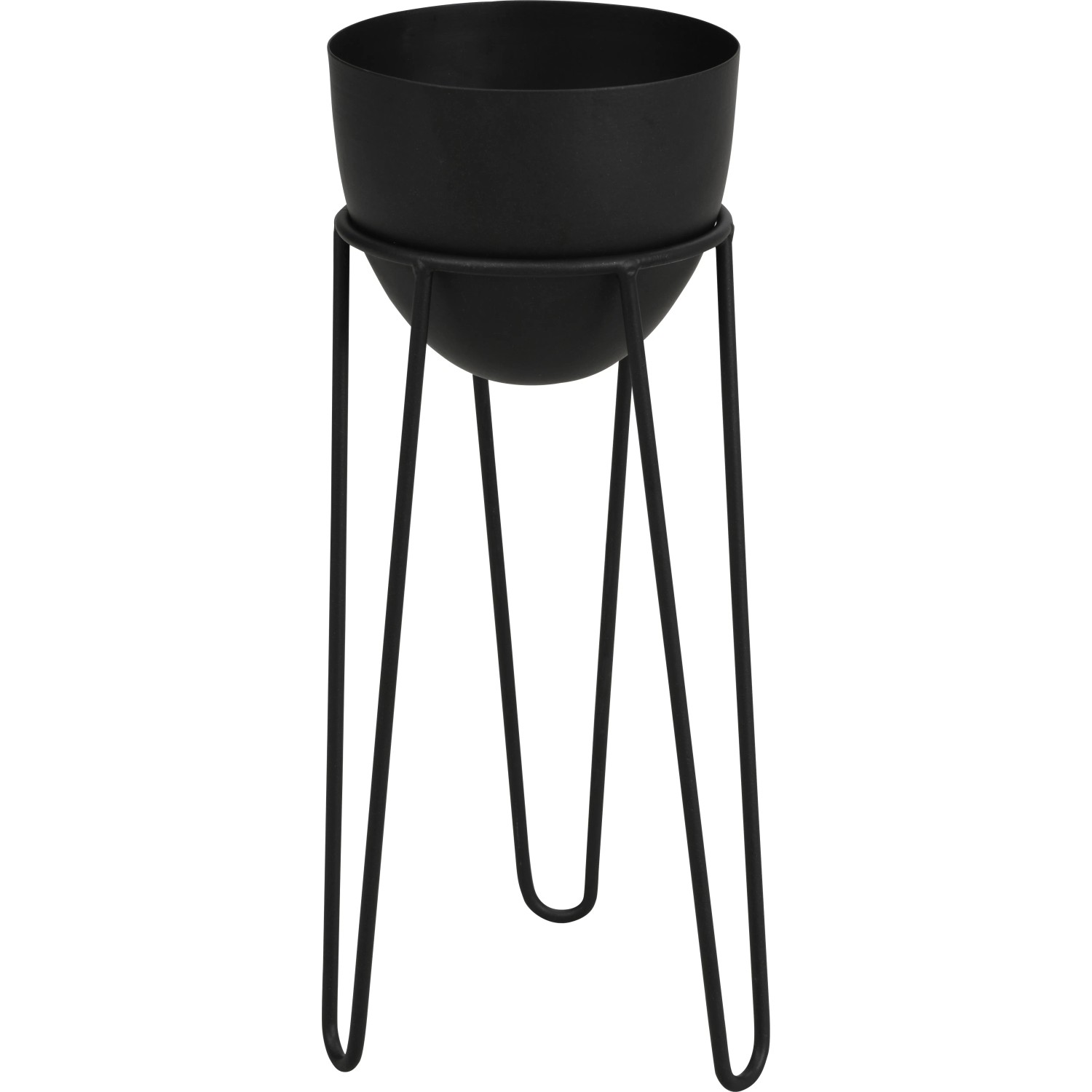 Metall-Pflanzständer 40 cm x 19 cm x 19 cm Schwarz