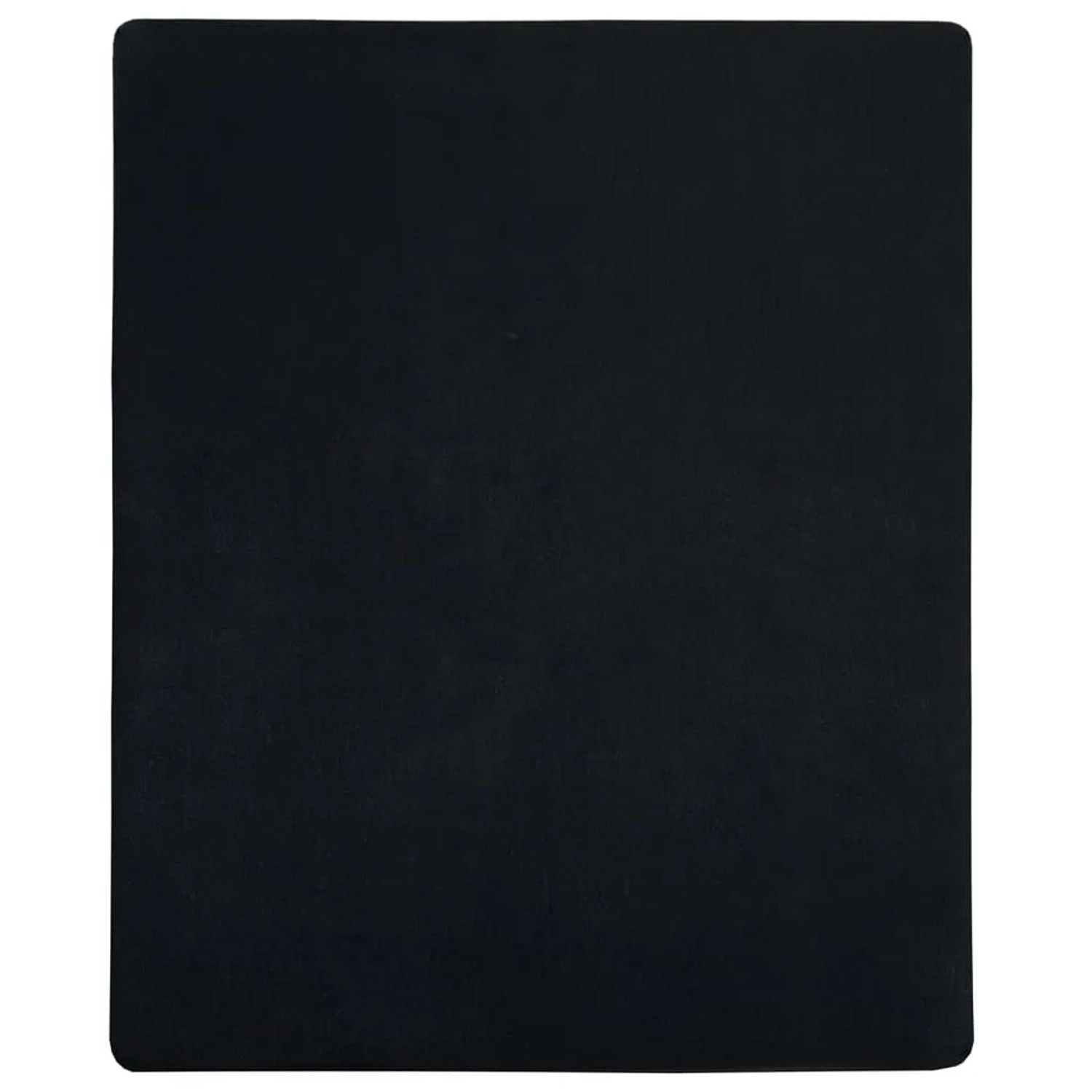 vidaXL Spannbettlaken 2 Stk Jersey Schwarz 100x200 cm Baumwolle 136213