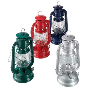 Happy People Petroleum-Lampe in verschiedenen Farben, ideal für Camping & Outdoor.