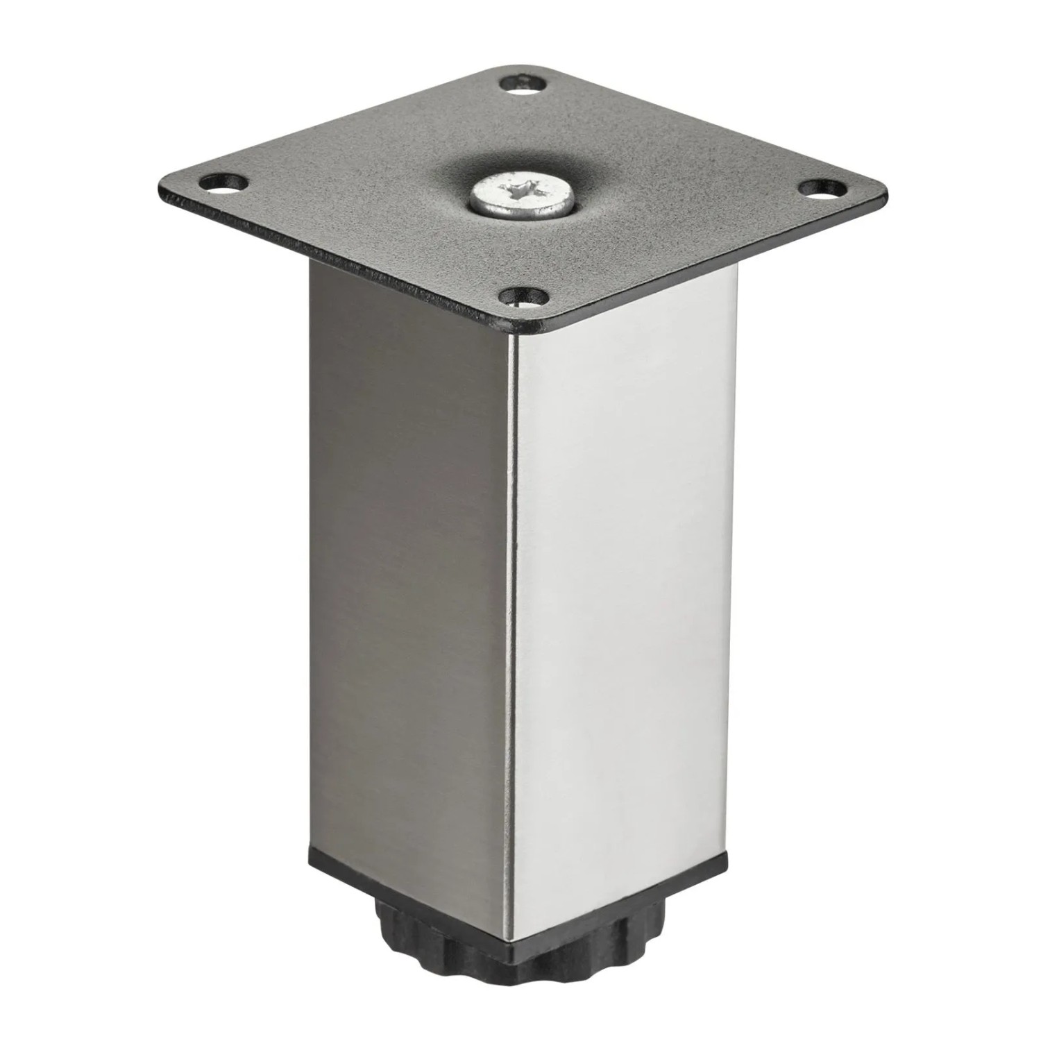 SOTECH Möbelfuß ZULU 38 x 38 x 100 mm Edelstahlfarbig