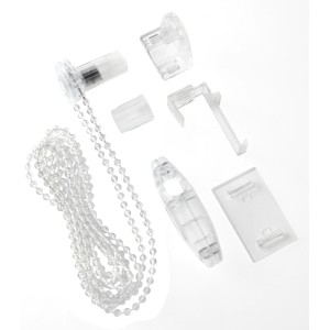 Gardinia Design-Set für EasyFix Rollo Transparent: Umbauset mit Zubehör zur Montage.