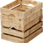 Geflammte Kesper Holzkiste aus Kiefernholz, 15x20x30 cm, 9 Liter, für Aufbewahrung.