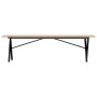 vidaXL Couchtisch mit X-Gestell, 160 cm, Kiefer massiv & Gusseisen.
