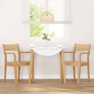 vidaXL Esszimmerstühle 2 Stk Natur Massivholz Gummibaum 4102510