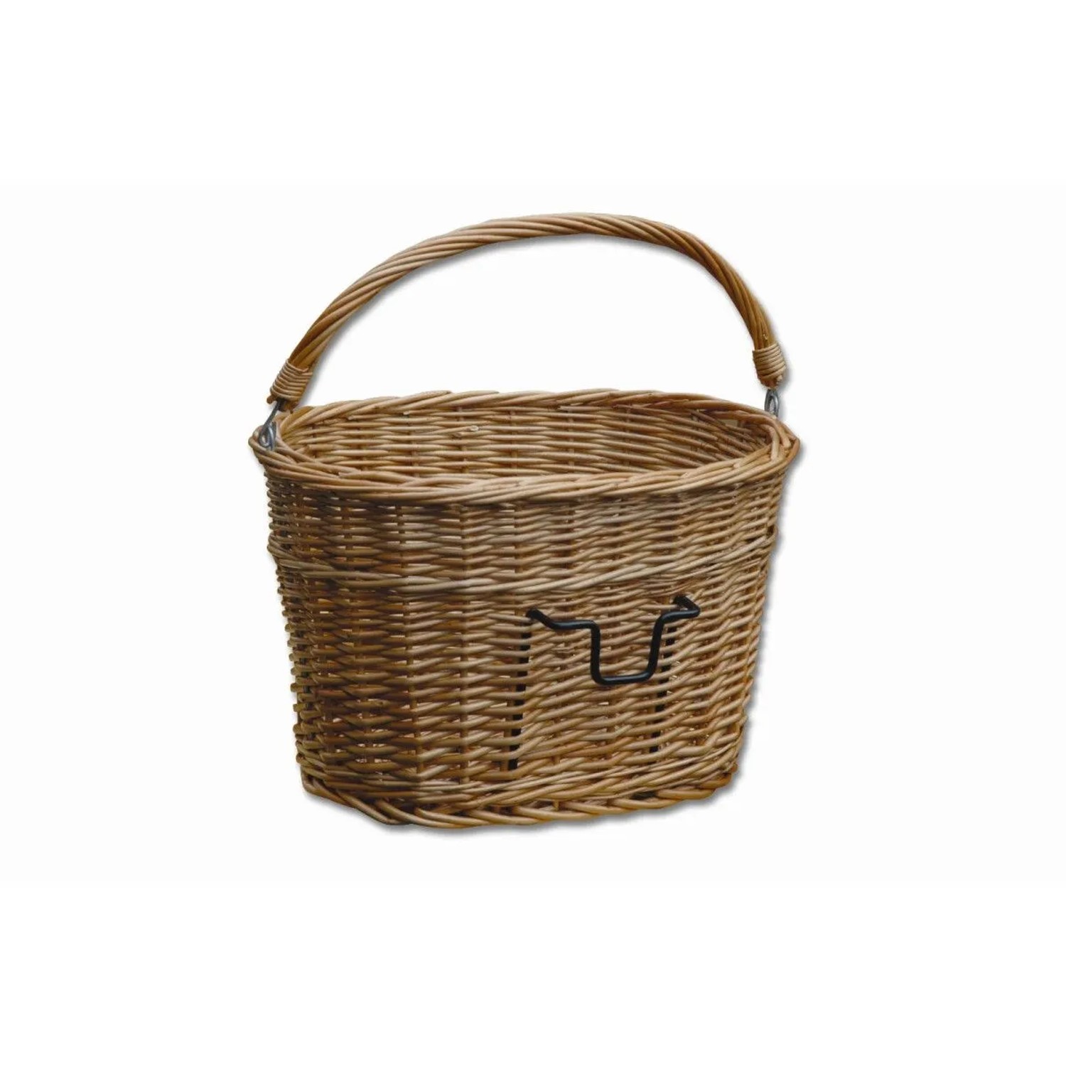 Aumüller Fahrradkorb Weide Natur für Halter Klick-fix Praktischer Transportkorb