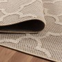 Beiger Ayyildiz In- und Outdoor-Teppich Patara mit skandinavischem Muster, 200x290 cm.