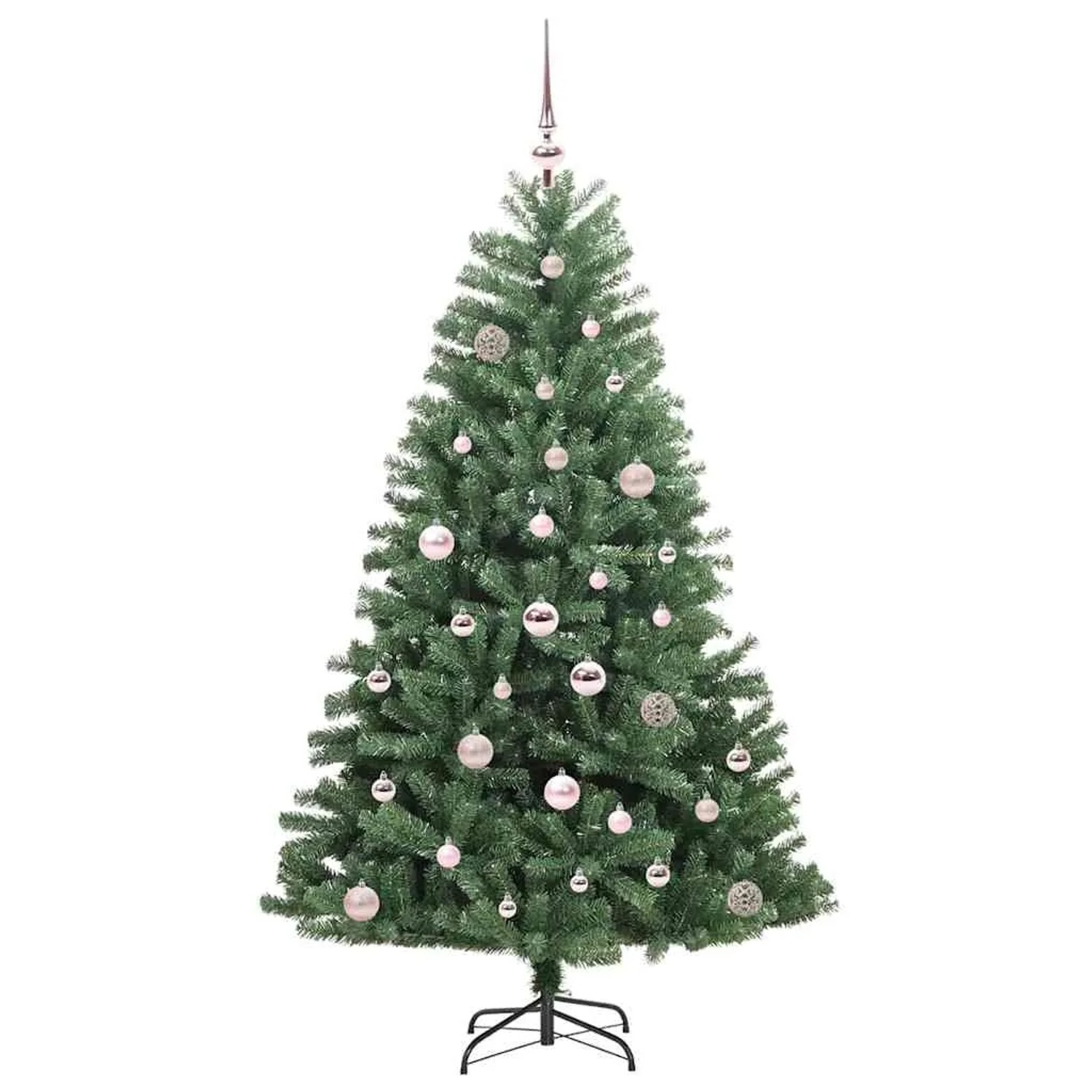 vidaXL Künstlicher Klappbarer Weihnachtsbaum mit 150 LEDs Grün 150 cm 3395480