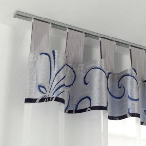 Gardinia Schlaufengleiter 10er-Pack, weiß, zur einfachen Befestigung von Gardinen mit Schlaufen an Gardinenschienen.