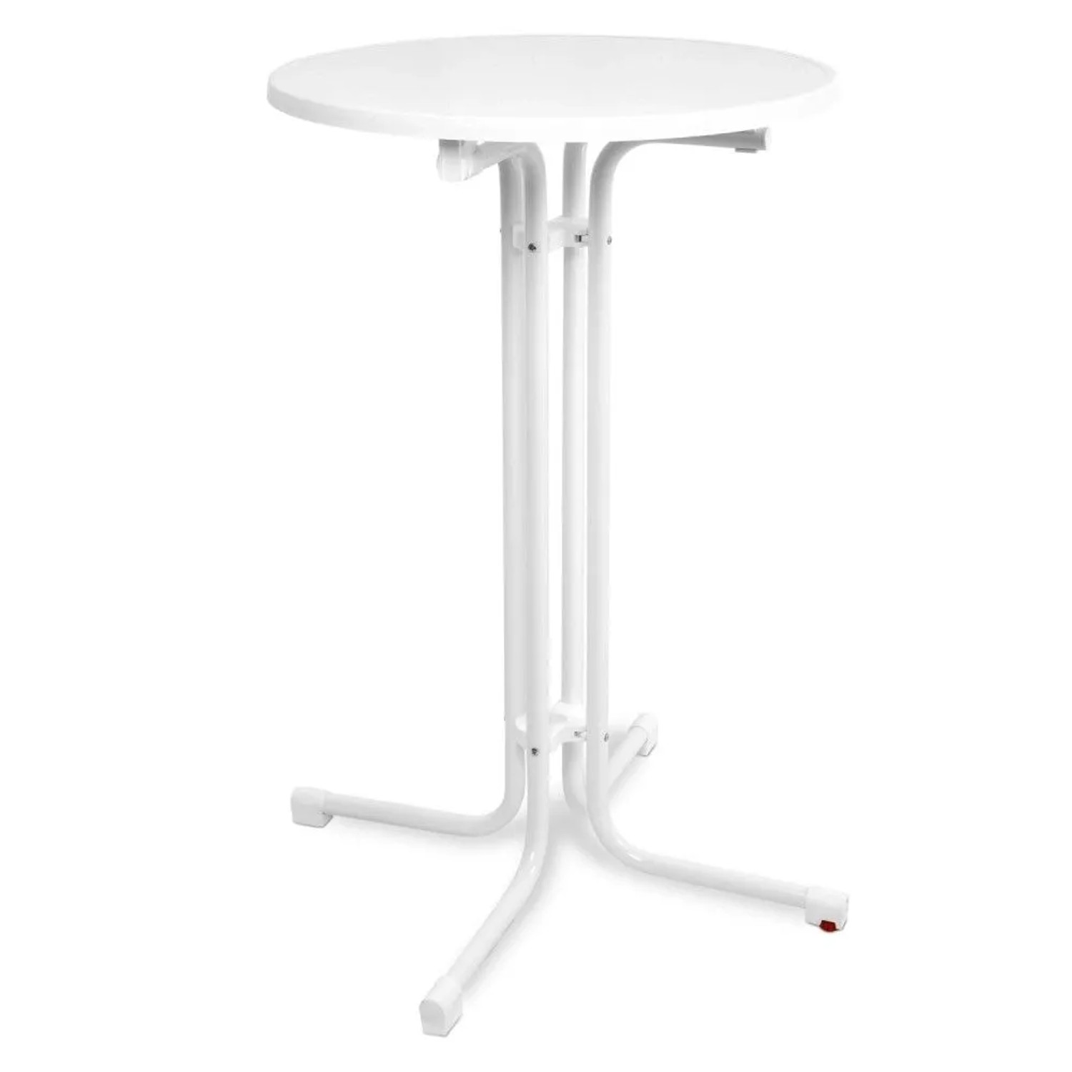 Beautissu Sylt Stehtisch ø 70 cm Weiß