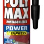 UHU Poly Max Montagekleber Power Schwarz Kartusche. Starker Baukleber zum Kleben, Montieren, Abdichten innen & außen.