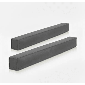 Beautissu Marin OM Zugluftstopper 6,5x90cm Anthrazit 2tlg