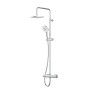 AM.PM Duschsystem X-Joy mit Thermostat, Regendusche und Handbrause, Chrom.