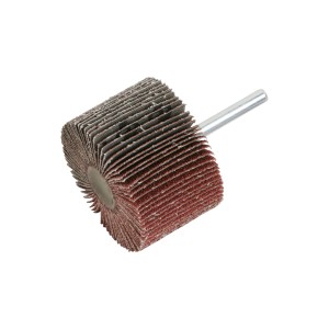 LUX Lamellenschleifer, 60 mm x 40 mm, K60, für Bohrmaschinen, zum Schleifen und Entrosten.