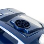 Detailaufnahme: Blauer CF Poolroboter CF200CL mit Lüftungsgitter.