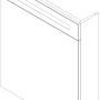 Fackelmann Spiegelschrank B.Clever Alaska Esche 60cm mit Softclose Türen