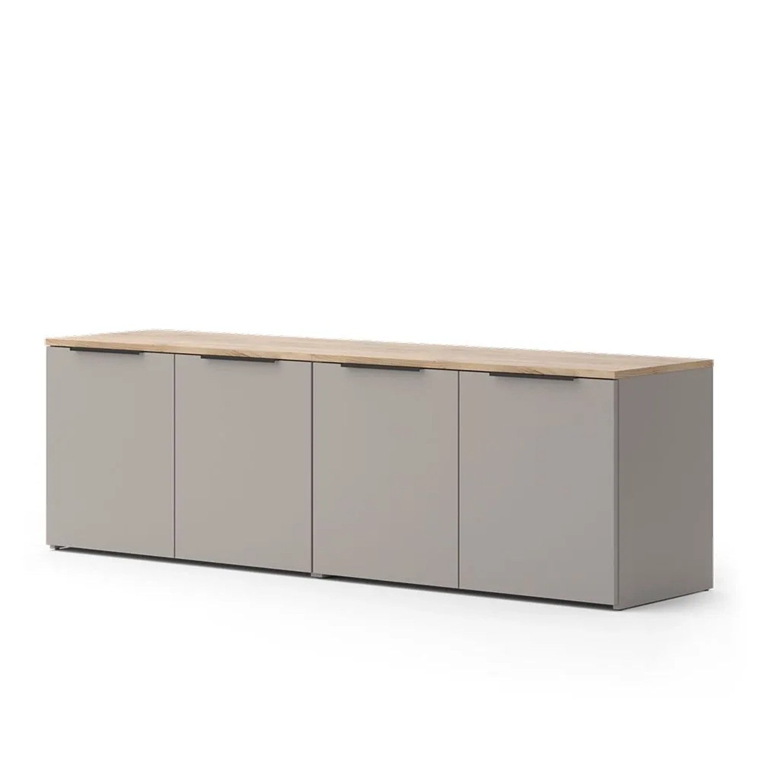 Vicco Wohnwand Wido Greige 80 x 50 2 Teile Art Nr 57462