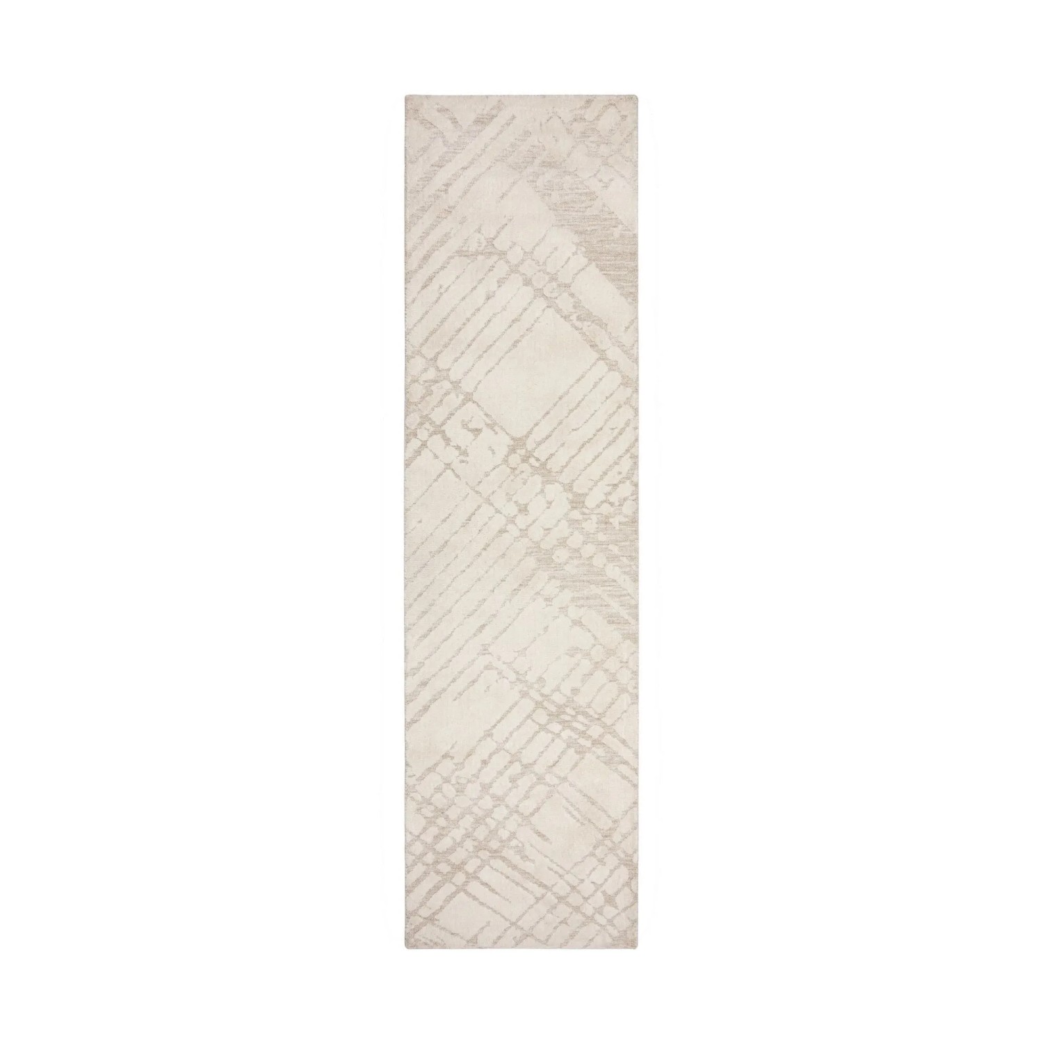 Flair Rugs Kurzflorteppich Remy Wool Look 80 cm x 300 cm Cream