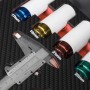 Werkzeugwagen: Pfeifenkopfschlüssel-Set (17-22 mm) mit Messschieber in Werkzeugwagen-Einlage.