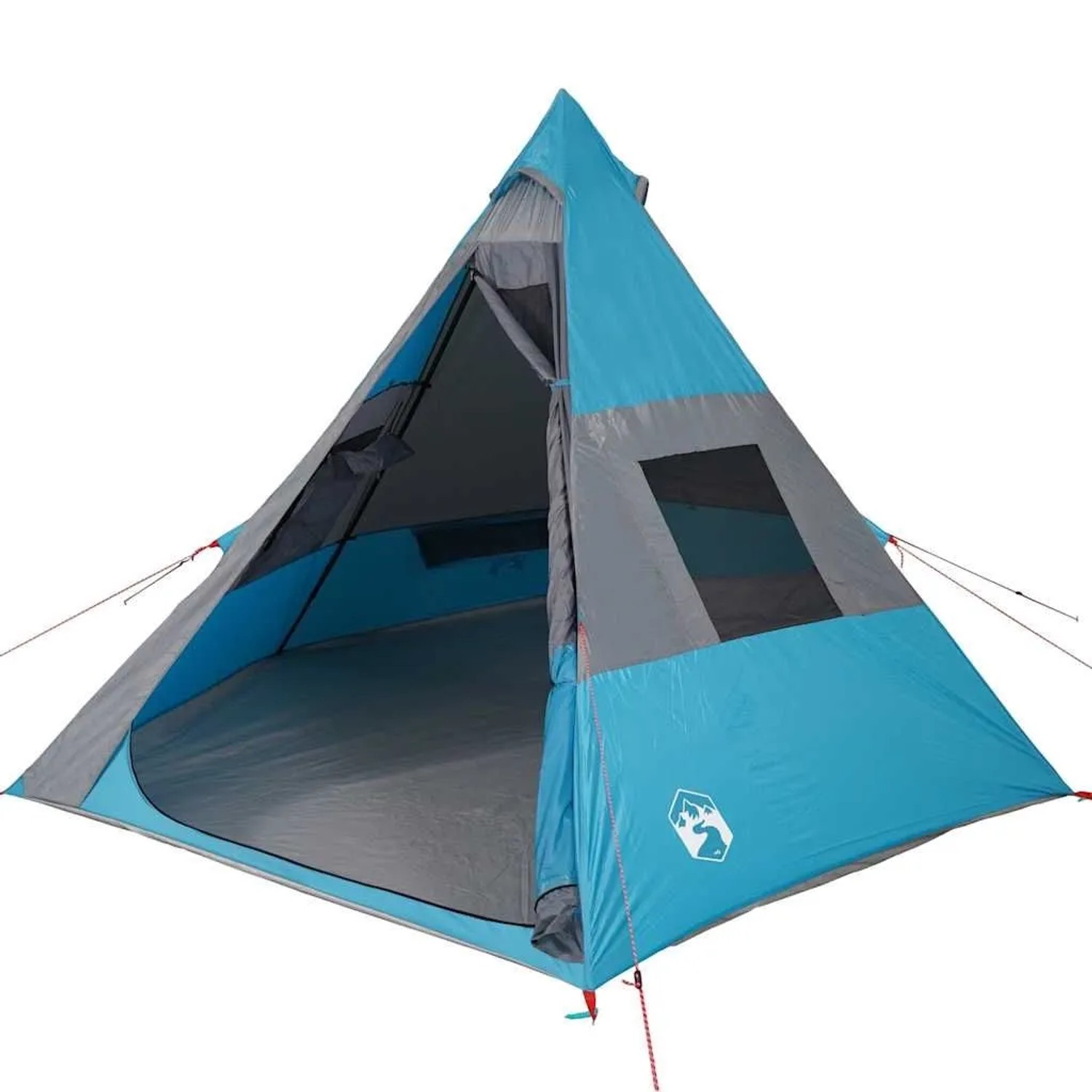 vidaXL Tipi-Campingzelt 7 Personen Blau Wasserdicht 94428 günstig online kaufen