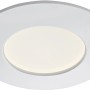 Weiße Briloner LED-Einbauleuchte, 8,5 cm Durchmesser, für Decken und Möbel.
