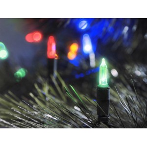 Konstsmide LED Minilichterkette mit 120 bunten Lichtern für Innen und Außen.